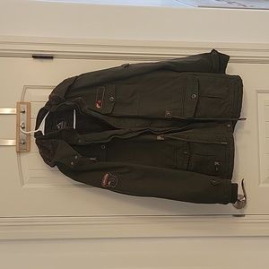 Size L Men's lined cargo jacket